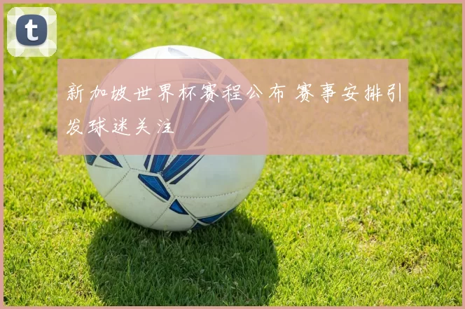 新加坡世界杯赛程公布 赛事安排引发球迷关注